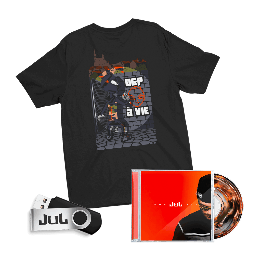Pack T-shirt + Clé USB – D&P à Vie