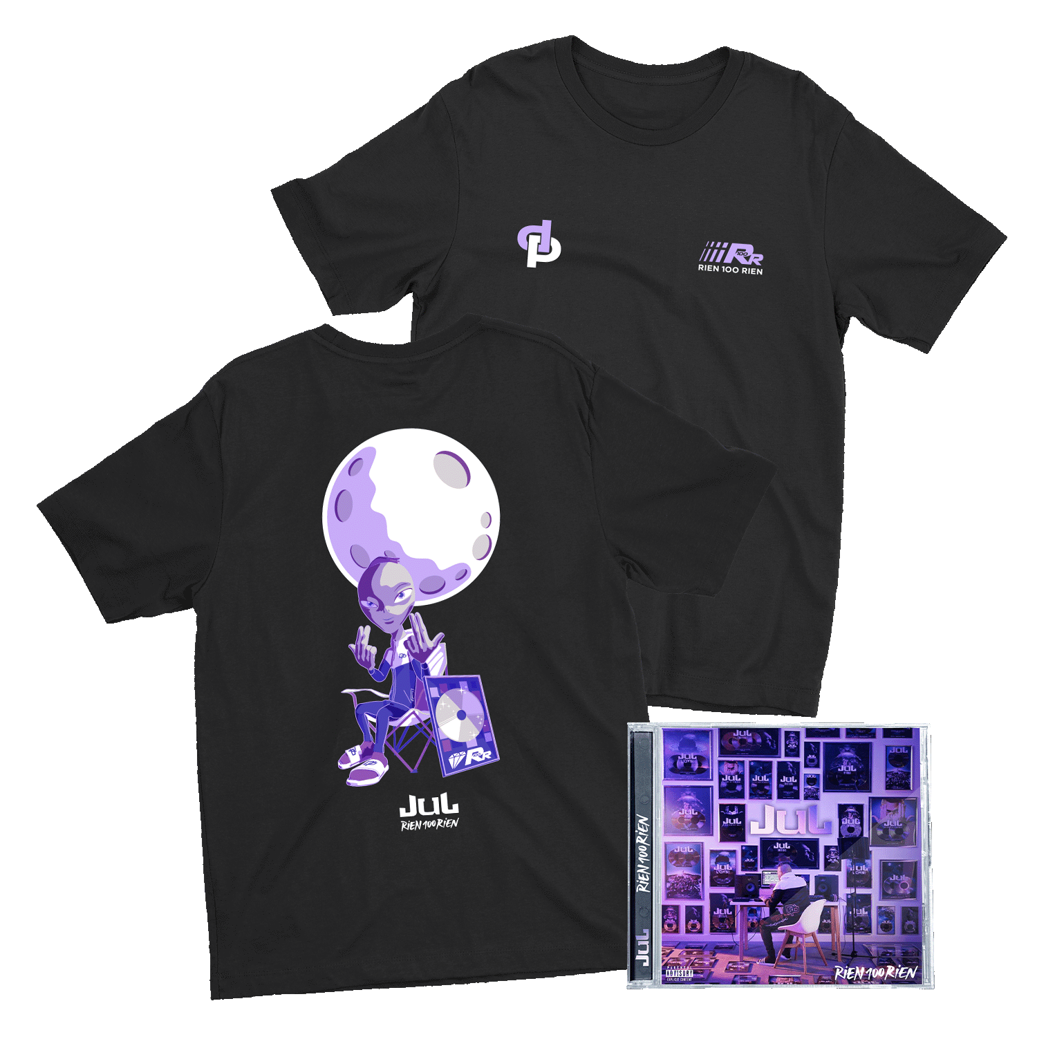 Pack T-shirt + CD – Rien 100 Rien (OVNI)